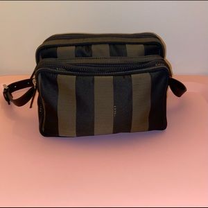 fendi waist vintage pequin shoulder/waist bag.